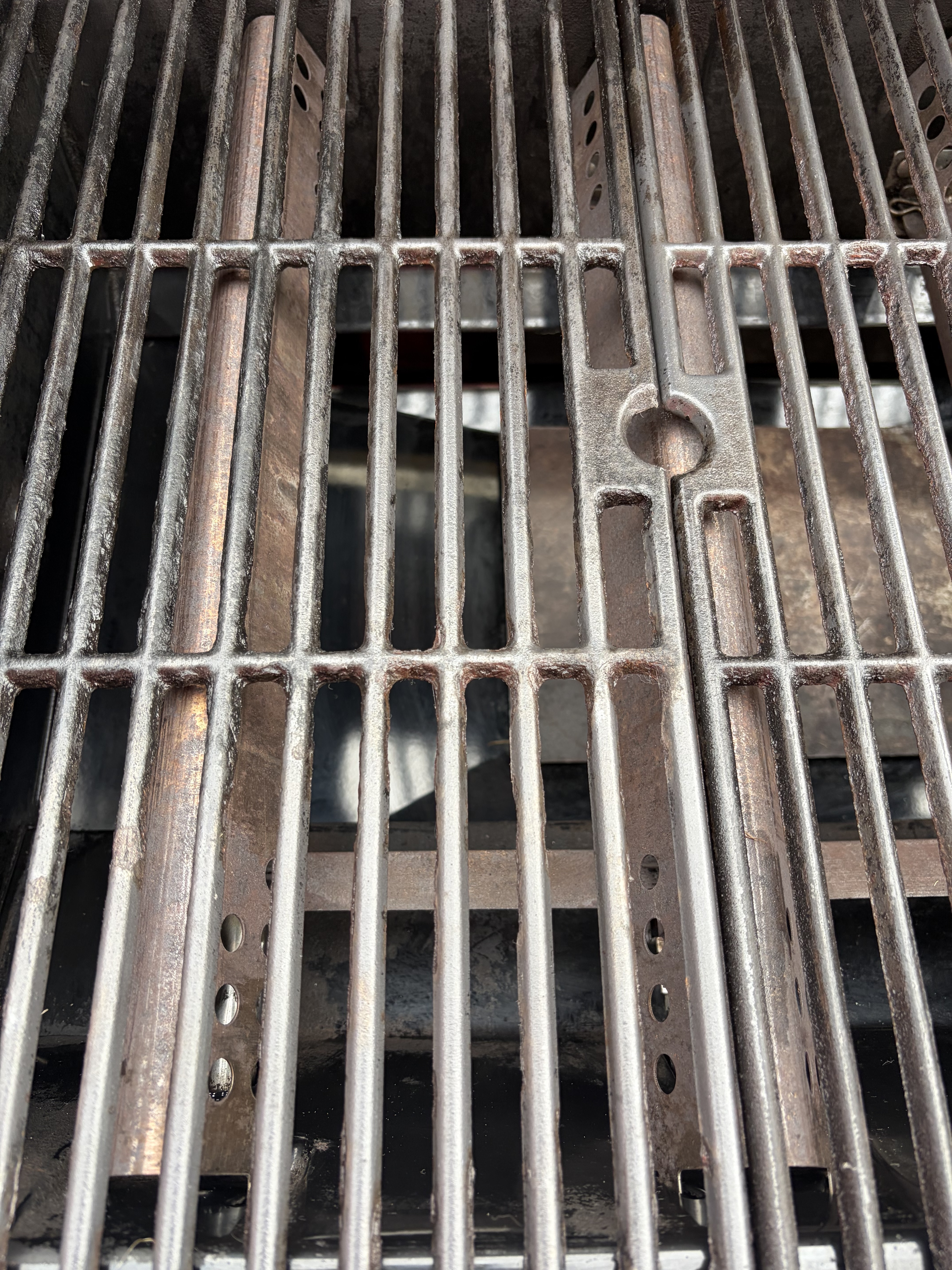 Clean BBQ grates after cleaning
